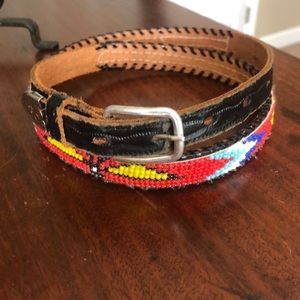 Vintage beaded Belt